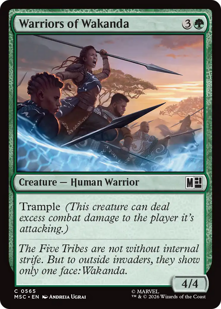 Warriors of Wakanda [Marvel Super Heroes Commander] | Boutique FDB TCG