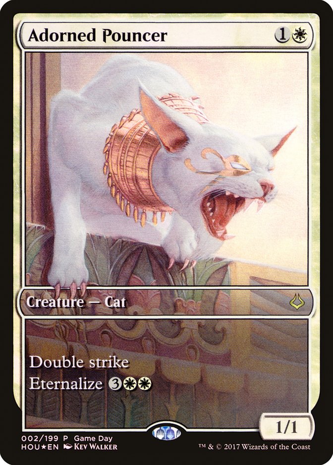 Adorned Pouncer (Game Day) (Full Art) [Hour of Devastation Promos] | Boutique FDB TCG