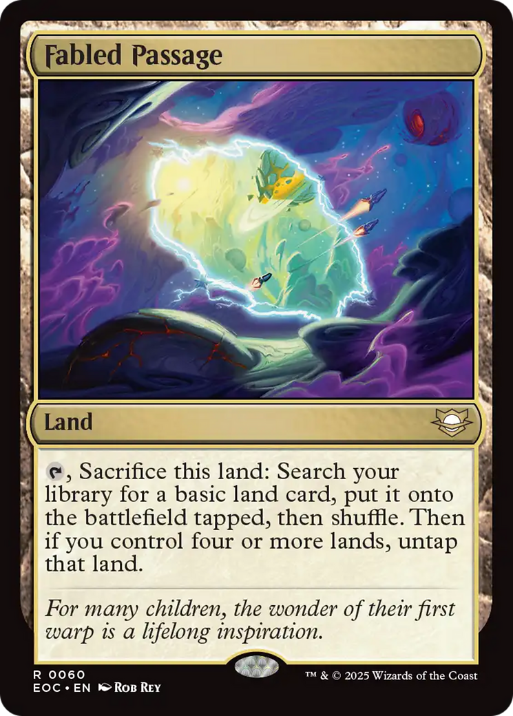 Fabled Passage [Edge of Eternities Commander] | Boutique FDB TCG