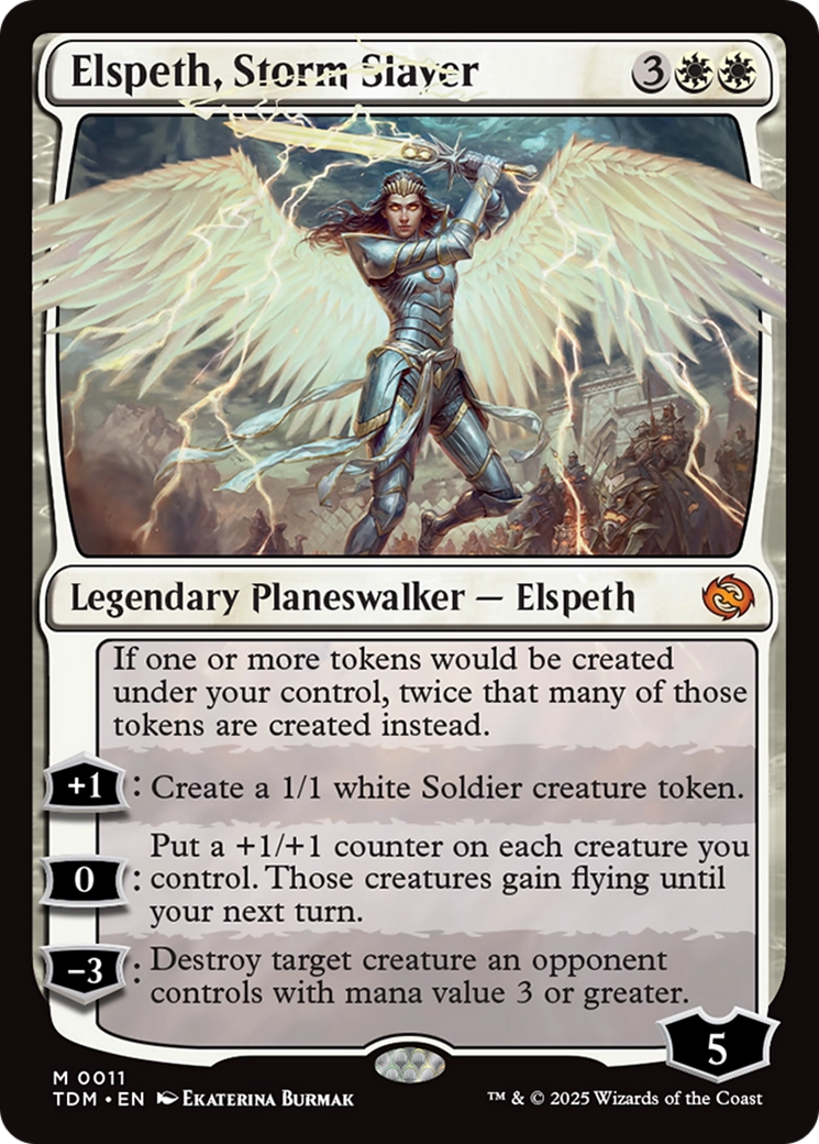 Elspeth, Storm Slayer [Tarkir: Dragonstorm] | Boutique FDB TCG
