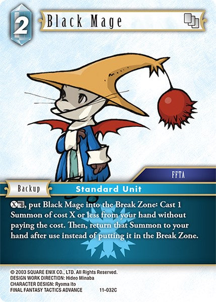 Black Mage [Opus XI] | Boutique FDB TCG