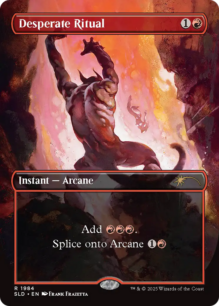 Desperate Ritual (1984) (Rainbow Foil) [Secret Lair Drop Series] | Boutique FDB TCG
