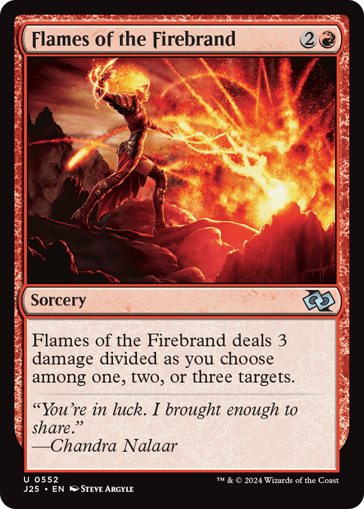 Flames of the Firebrand [Foundations Jumpstart] | Boutique FDB TCG