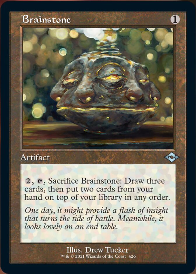 Brainstone (Retro Foil Etched) [Modern Horizons 2] | Boutique FDB TCG