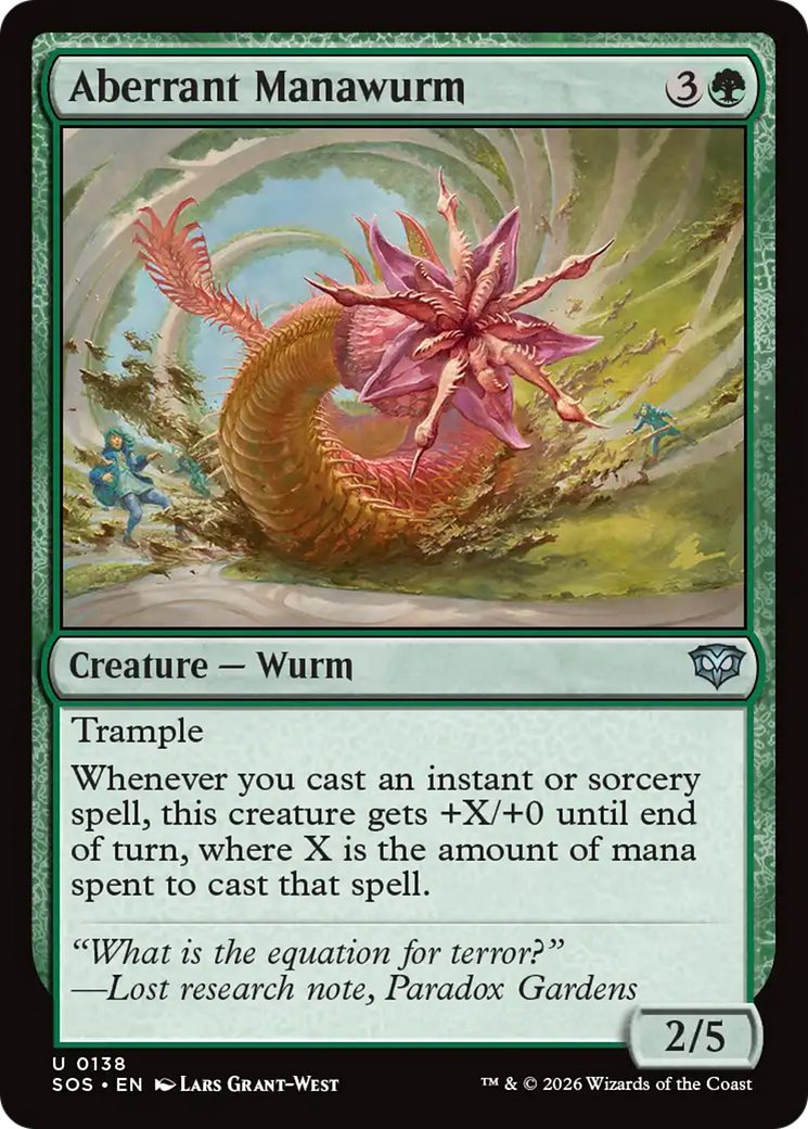 Aberrant Manawurm [Secrets of Strixhaven] | Boutique FDB TCG