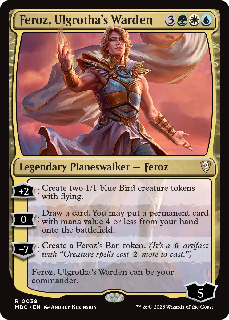 Feroz, Ulgrotha's Warden [Mystery Booster: Commander Edition] | Boutique FDB TCG