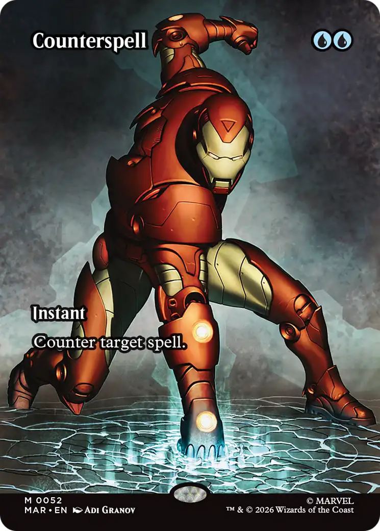 Counterspell (Borderless) (0052) [Marvel Universe: Eternal-Legal] | Boutique FDB TCG