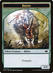 Goblin (010) // Rhino (013) Double-Sided Token [Modern Horizons Tokens] | Boutique FDB TCG
