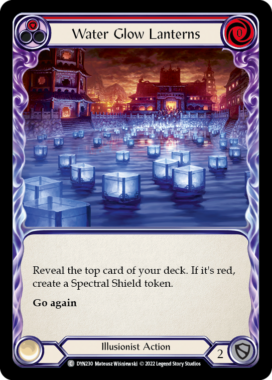 Water Glow Lanterns (Red) [DYN230] (Dynasty) | Boutique FDB TCG