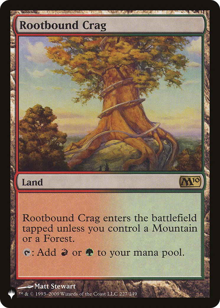 Rootbound Crag [The List] | Boutique FDB TCG