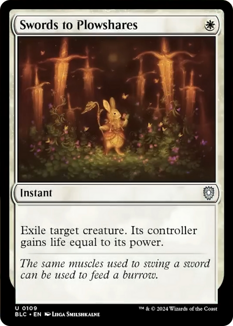 Swords to Plowshares [Bloomburrow Commander] | Boutique FDB TCG