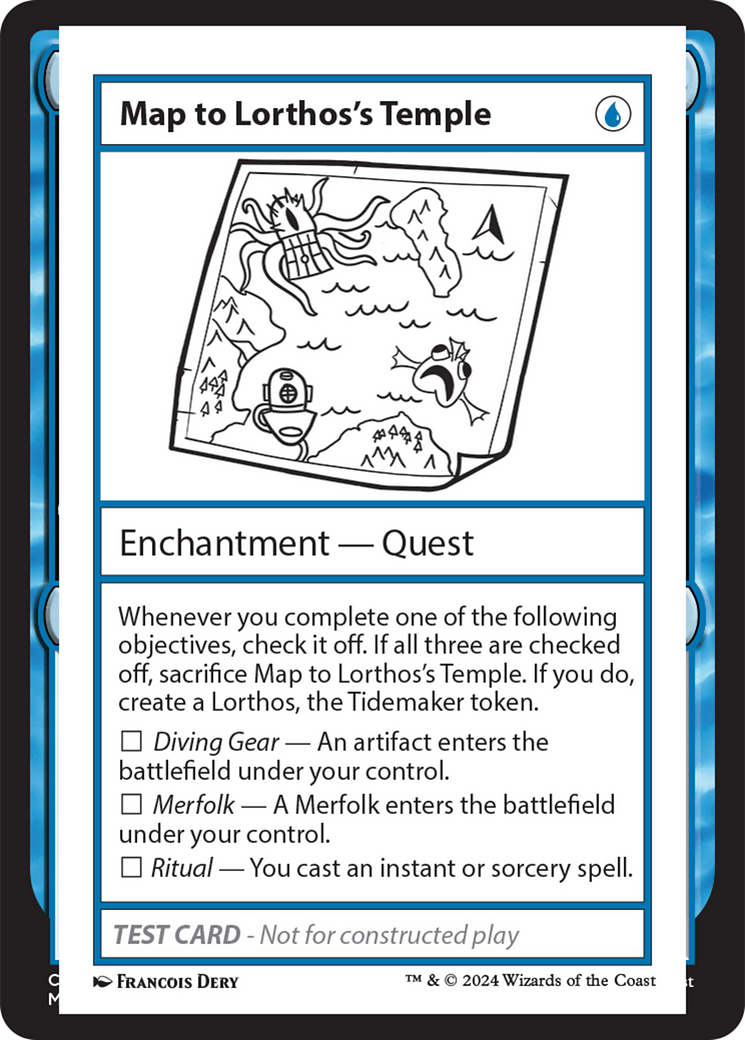 Map to Lorthos's Temple [Mystery Booster 2 Playtest Cards] | Boutique FDB TCG