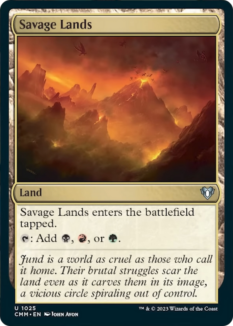 Savage Lands [Commander Masters] | Boutique FDB TCG