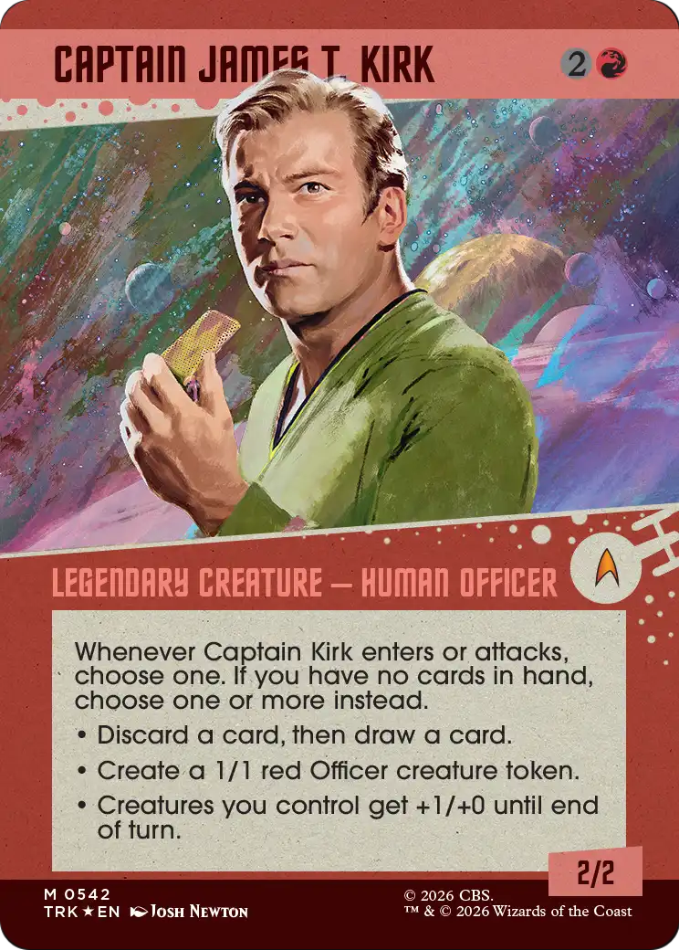 Captain James T. Kirk (Showcase) (Surge Foil) [Star Trek] | Boutique FDB TCG