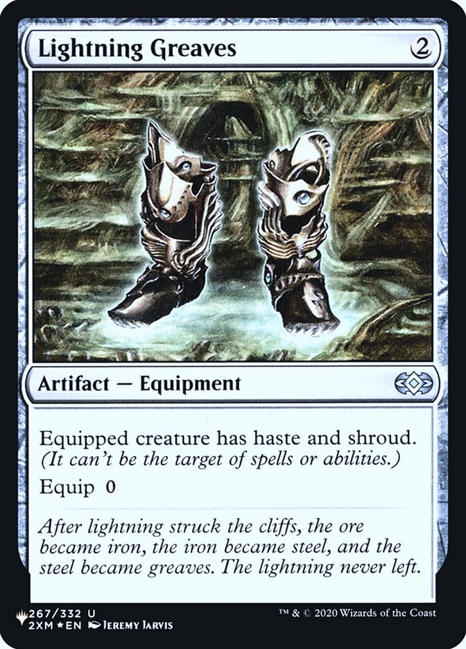 Lightning Greaves [Secret Lair: Heads I Win, Tails You Lose] | Boutique FDB TCG