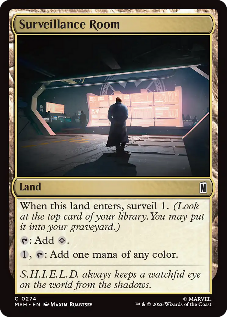 Surveillance Room [Marvel Super Heroes] | Boutique FDB TCG