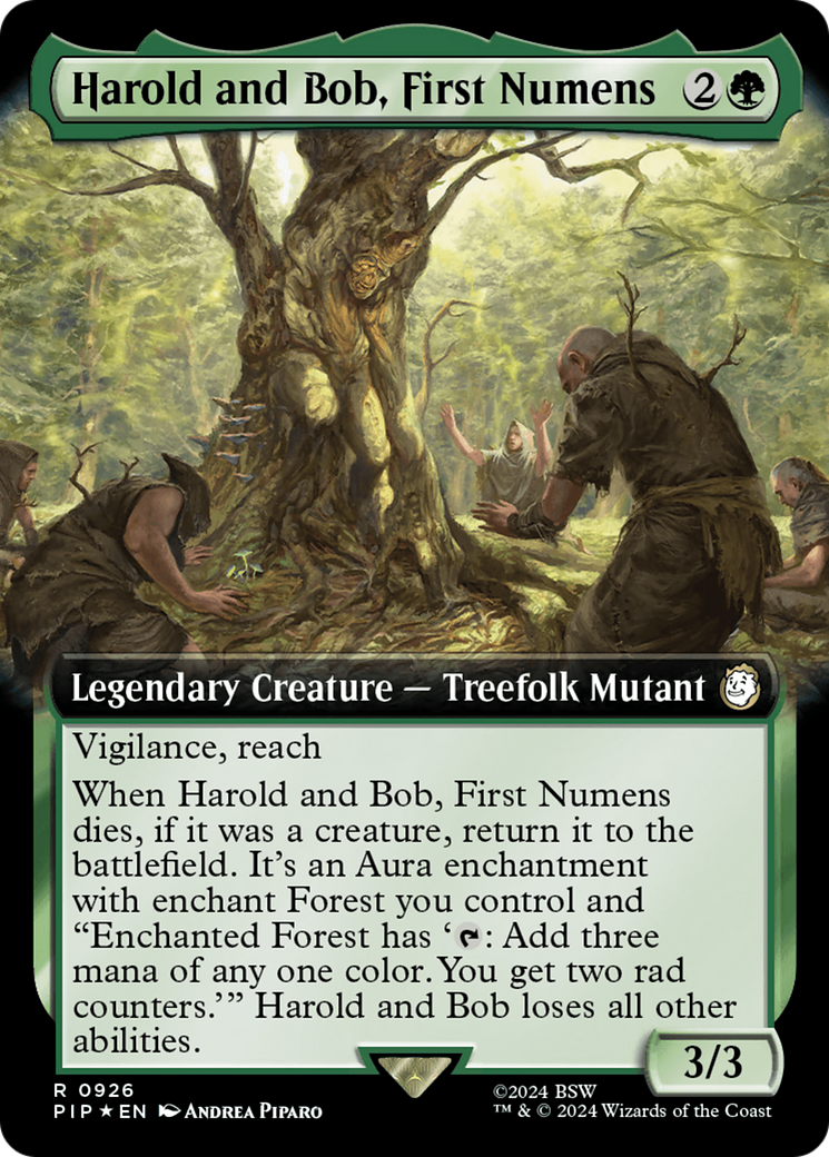 Harold and Bob, First Numens (Extended Art) (Surge Foil) [Fallout] | Boutique FDB TCG