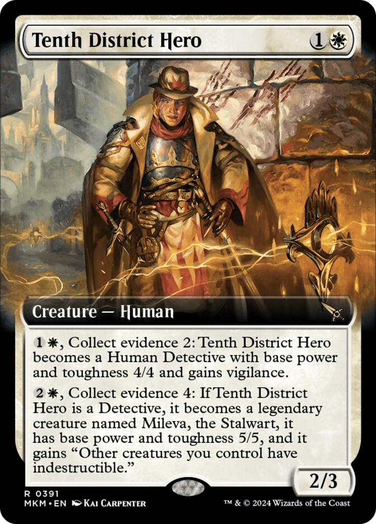 Tenth District Hero (Extended Art) [Murders at Karlov Manor] | Boutique FDB TCG
