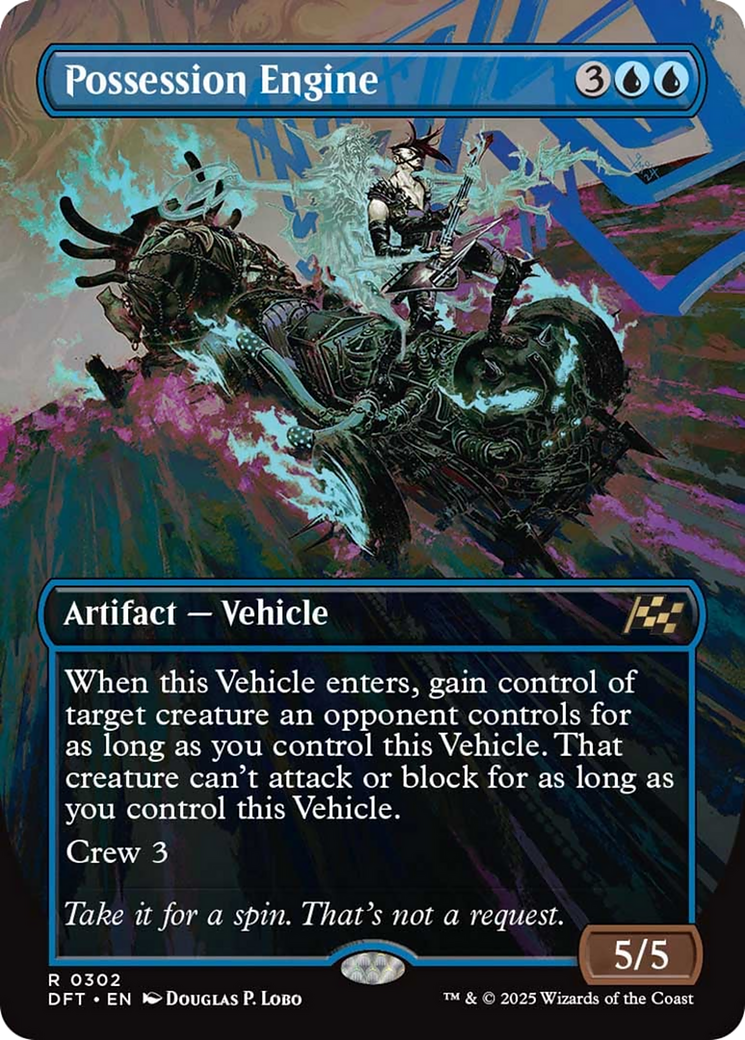 Possession Engine (Borderless) [Aetherdrift] | Boutique FDB TCG