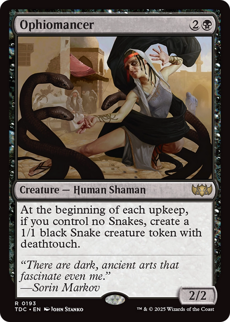 Ophiomancer [Tarkir: Dragonstorm Commander] | Boutique FDB TCG