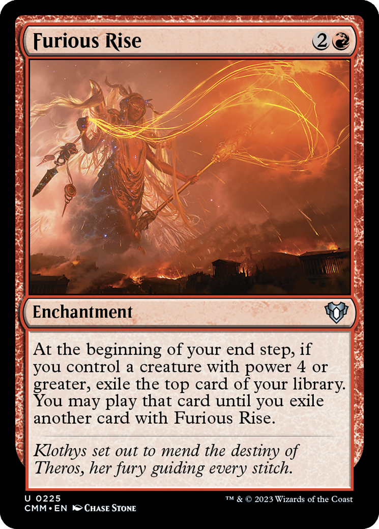 Furious Rise [Commander Masters] | Boutique FDB TCG