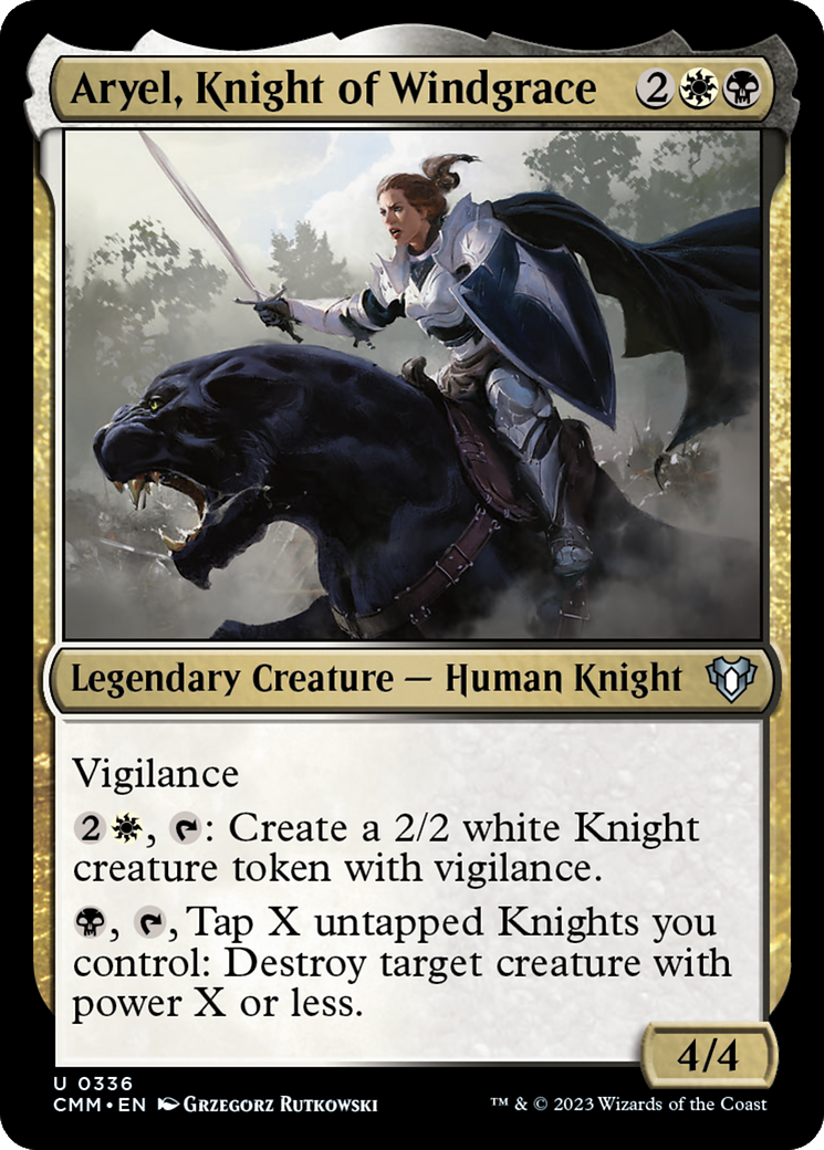 Aryel, Knight of Windgrace [Commander Masters] | Boutique FDB TCG