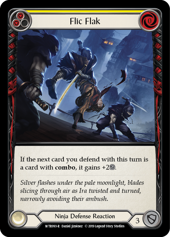 Flic Flak (Yellow) [WTR093-R] (Welcome to Rathe)  Alpha Print Normal | Boutique FDB TCG