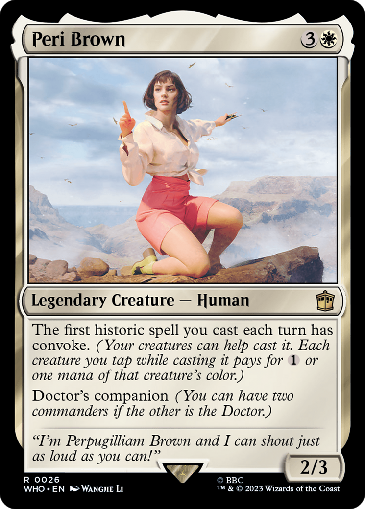 Peri Brown [Doctor Who] | Boutique FDB TCG