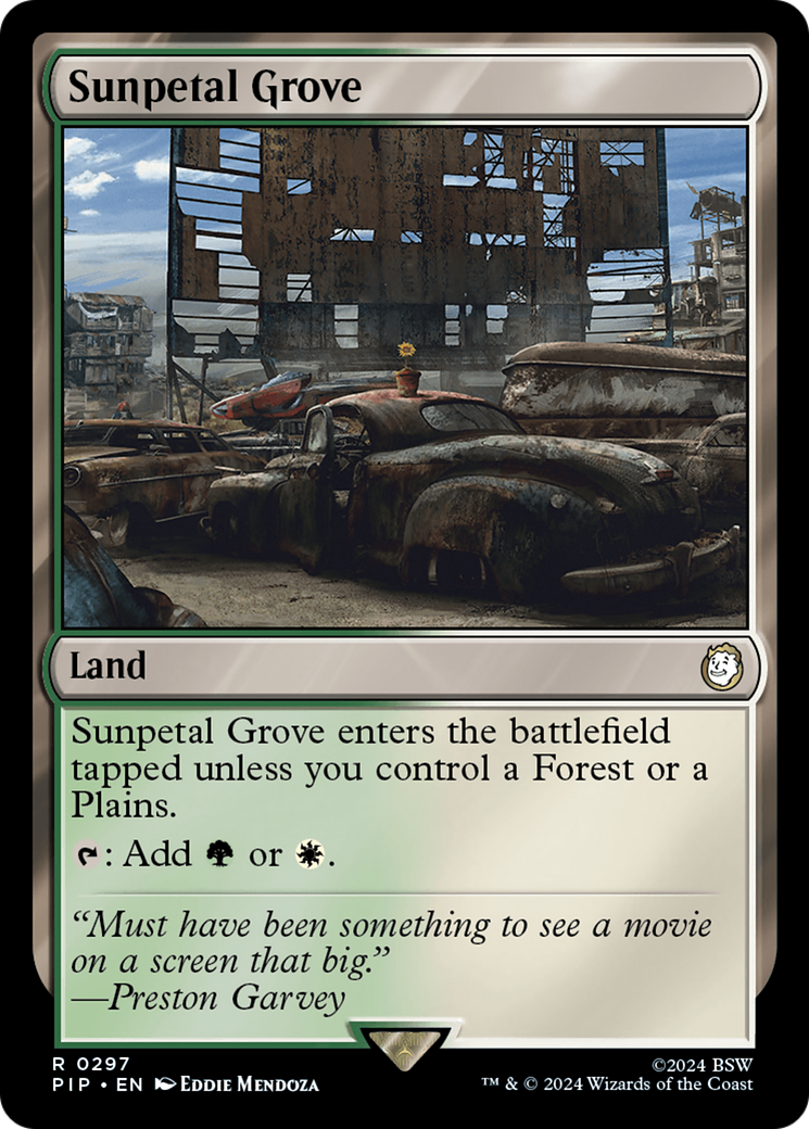 Sunpetal Grove [Fallout] | Boutique FDB TCG