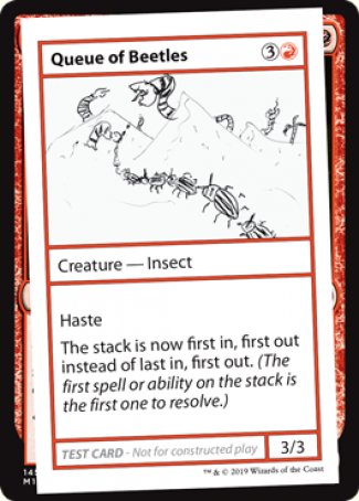 Queue of Beetles (2021 Edition) [Mystery Booster Playtest Cards] | Boutique FDB TCG