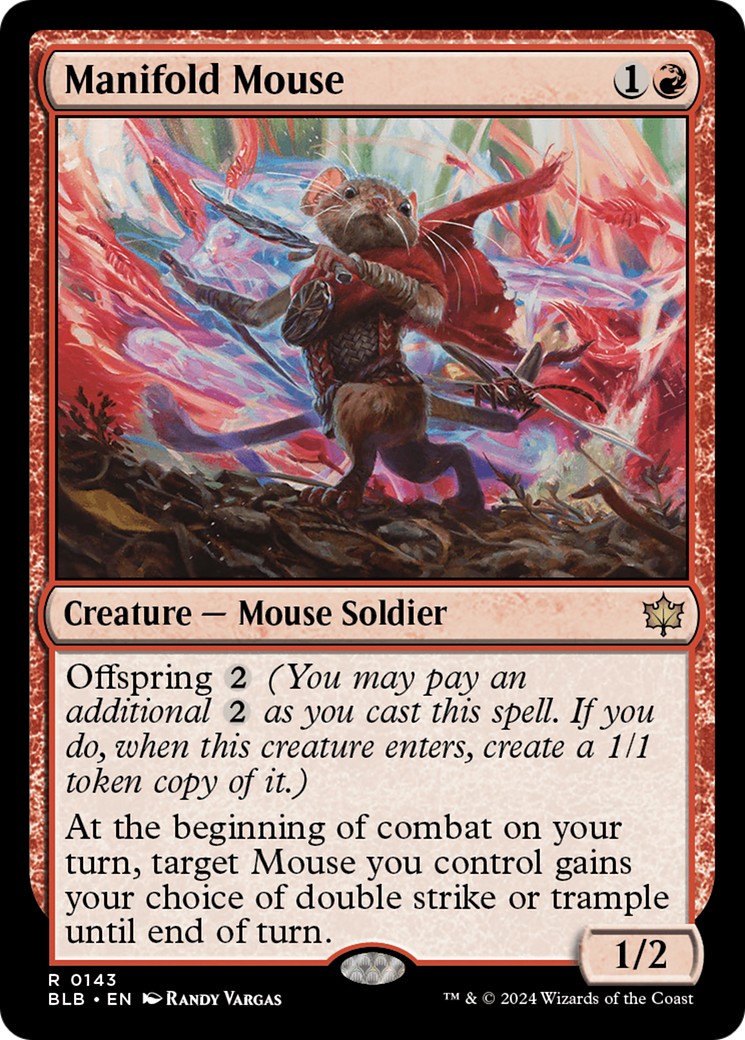 Manifold Mouse [Bloomburrow] | Boutique FDB TCG