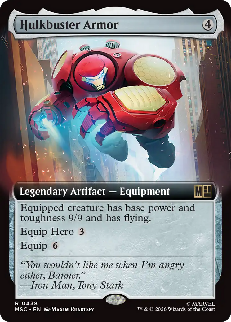 Hulkbuster Armor (Extended Art) [Marvel Super Heroes Commander] | Boutique FDB TCG