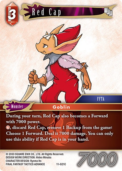 Red Cap [Opus XI] | Boutique FDB TCG