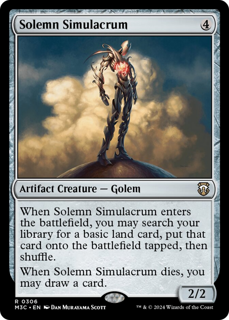 Solemn Simulacrum [Modern Horizons 3 Commander] | Boutique FDB TCG