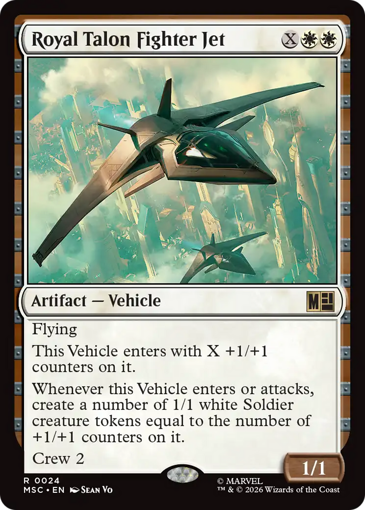 Royal Talon Fighter Jet (Surge Foil) [Marvel Super Heroes Commander] | Boutique FDB TCG