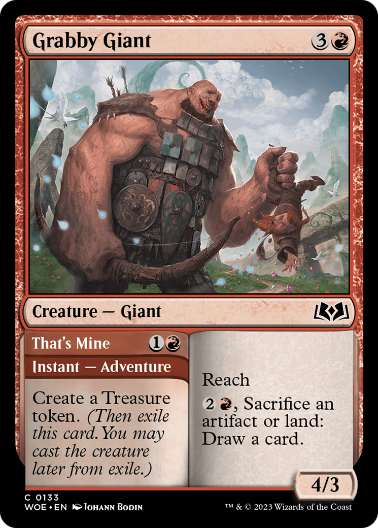 Grabby Giant // That's Mine [Wilds of Eldraine] | Boutique FDB TCG