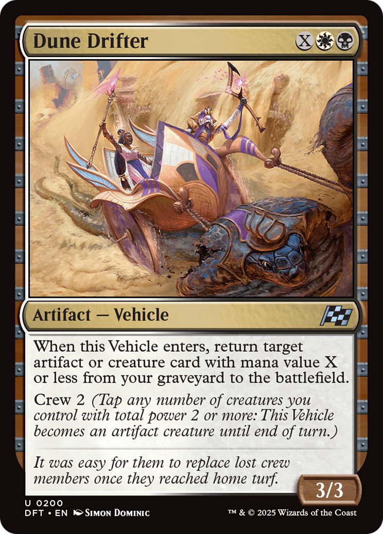 Dune Drifter [Aetherdrift] | Boutique FDB TCG