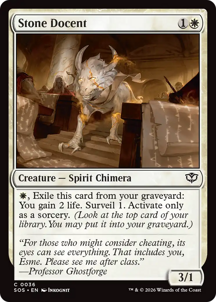 Stone Docent [Secrets of Strixhaven] | Boutique FDB TCG