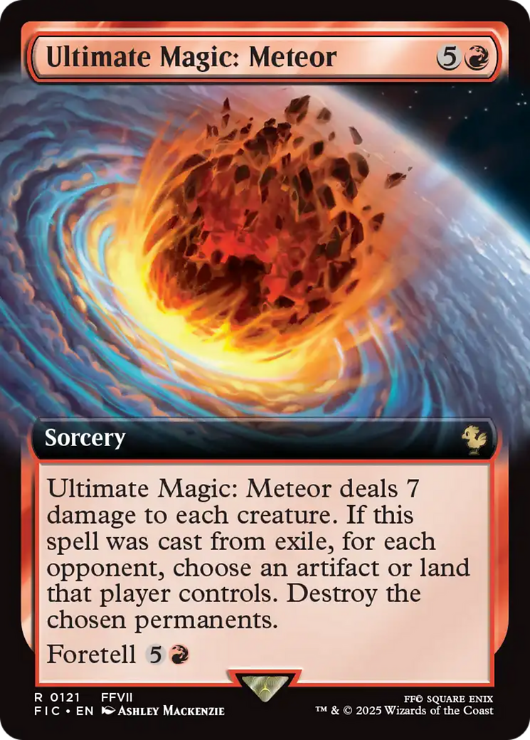 Ultimate Magic: Meteor (Extended Art) [FINAL FANTASY Commander] | Boutique FDB TCG