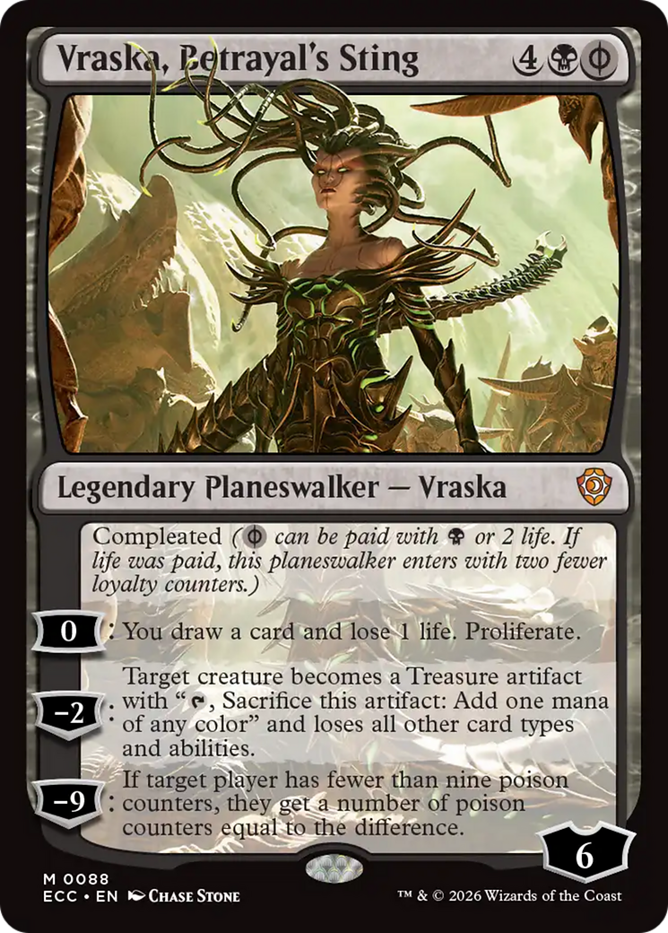 Vraska, Betrayal's Sting [Lorwyn Eclipsed Commander] | Boutique FDB TCG