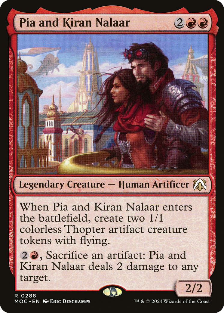 Pia and Kiran Nalaar [March of the Machine Commander] | Boutique FDB TCG
