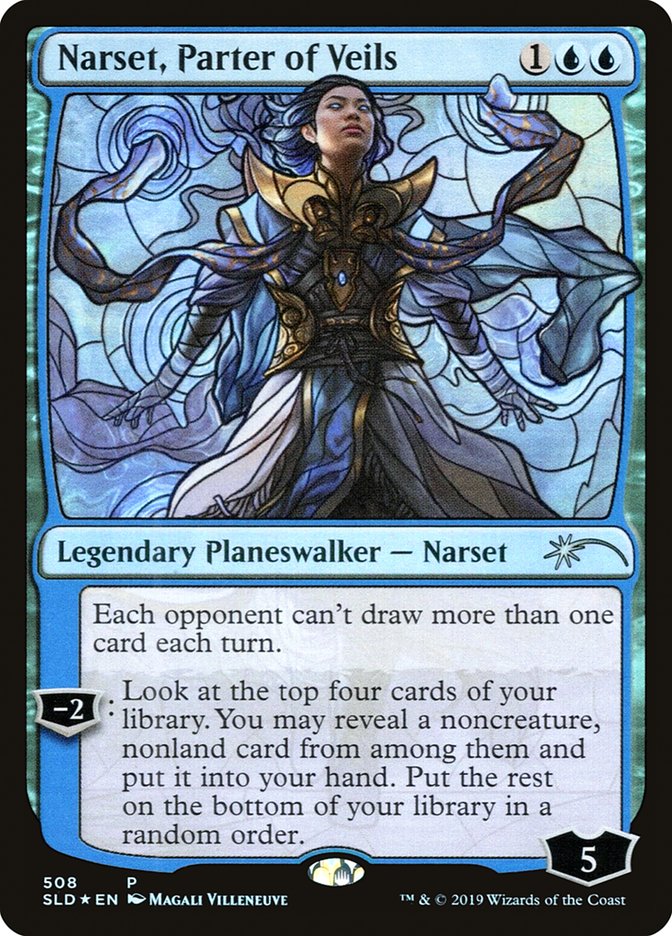 Narset, Parter of Veils (Stained Glass) [Secret Lair Drop Promos] | Boutique FDB TCG