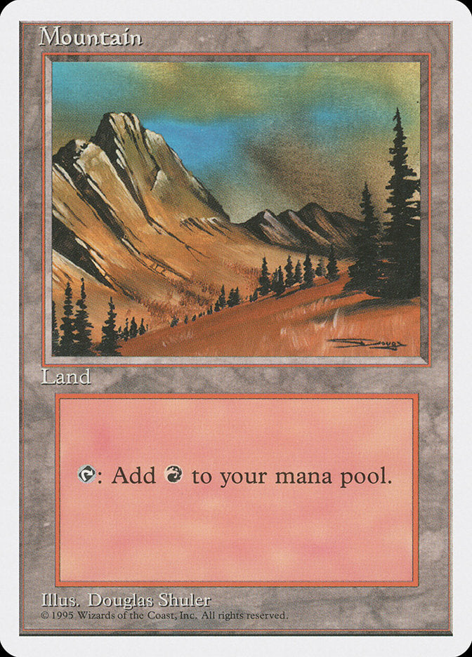 Mountain (No Snow) [Fourth Edition] | Boutique FDB TCG