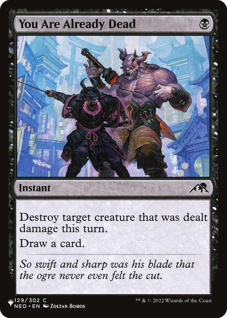 You Are Already Dead [The List Reprints] | Boutique FDB TCG