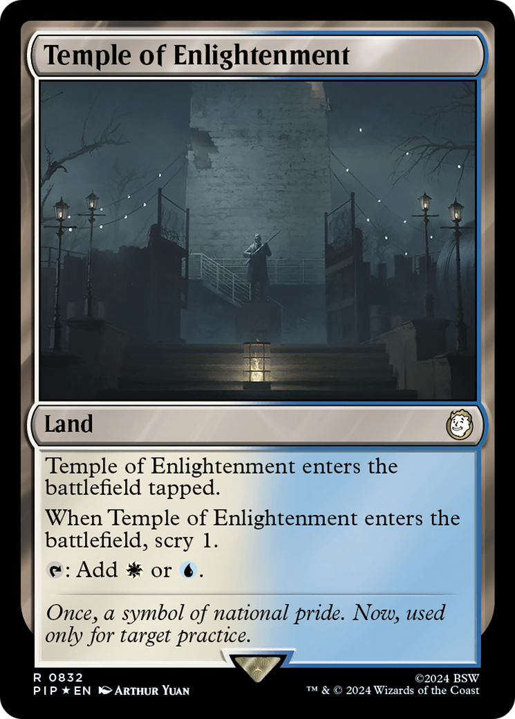 Temple of Enlightenment (Surge Foil) [Fallout] | Boutique FDB TCG