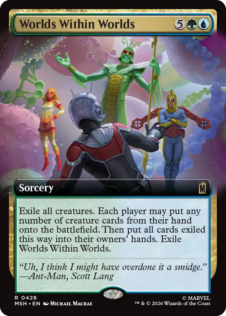 Worlds Within Worlds (Extended Art) [Marvel Super Heroes] | Boutique FDB TCG