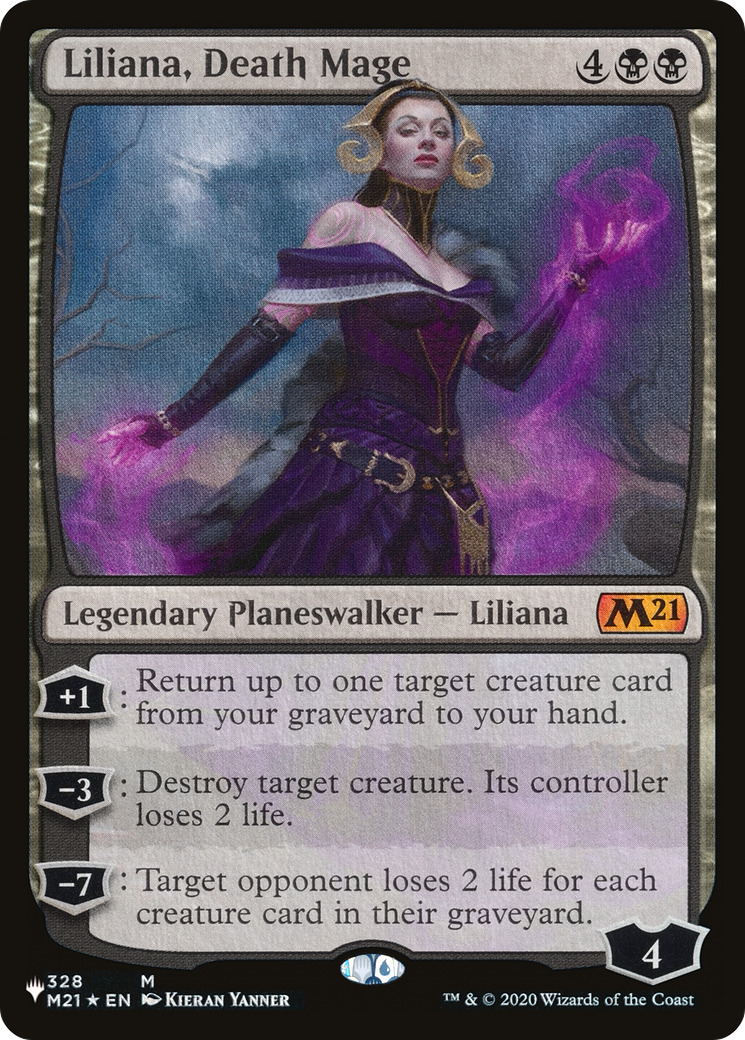 Liliana, Death Mage [The List Reprints] | Boutique FDB TCG