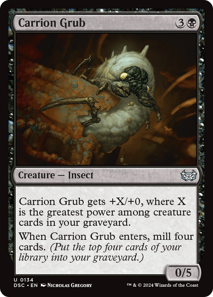 Carrion Grub [Duskmourn: House of Horror Commander] | Boutique FDB TCG