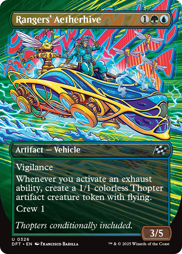 Rangers' Aetherhive (Borderless) [Aetherdrift] | Boutique FDB TCG