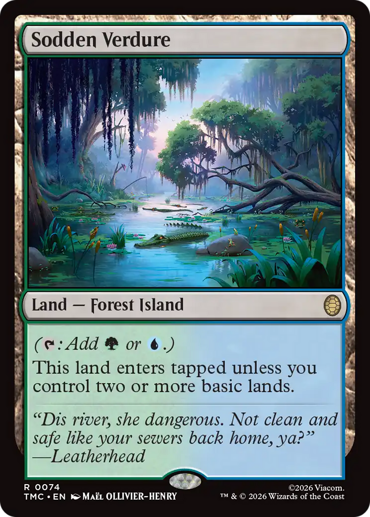 Sodden Verdure [Teenage Mutant Ninja Turtles Commander] | Boutique FDB TCG